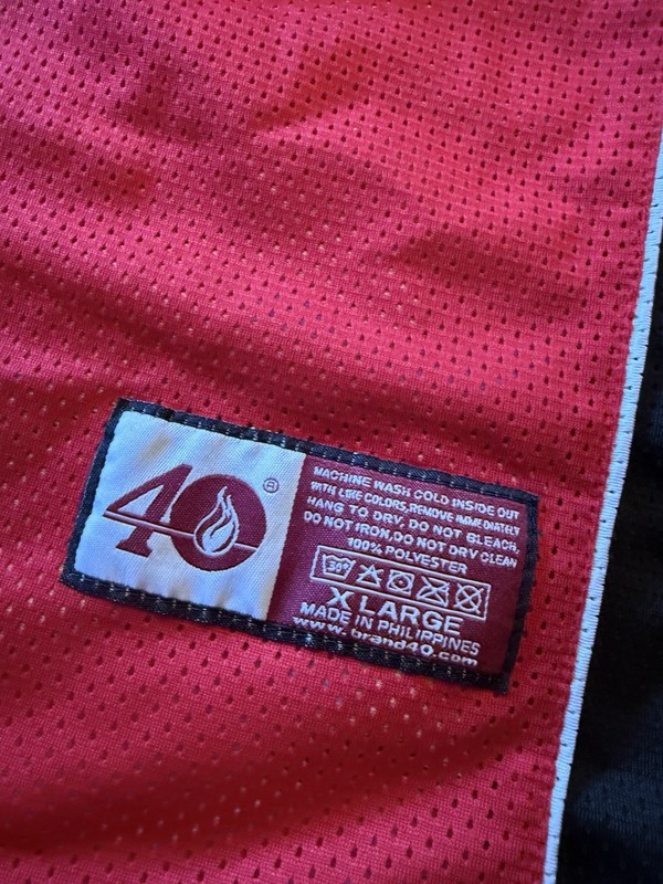 Bethesda Red White Reversible Practice Basketball Jersey #24 XL Extra Large gallery