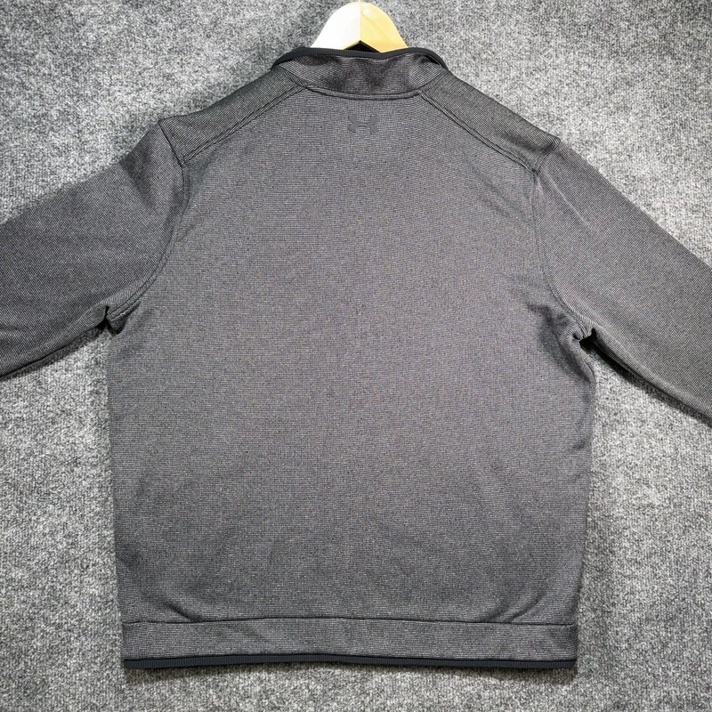Under Armour 1/4 Zip Golf Pullover Sweater Men's XL Gray UA Storm Fleece Outdoor gallery