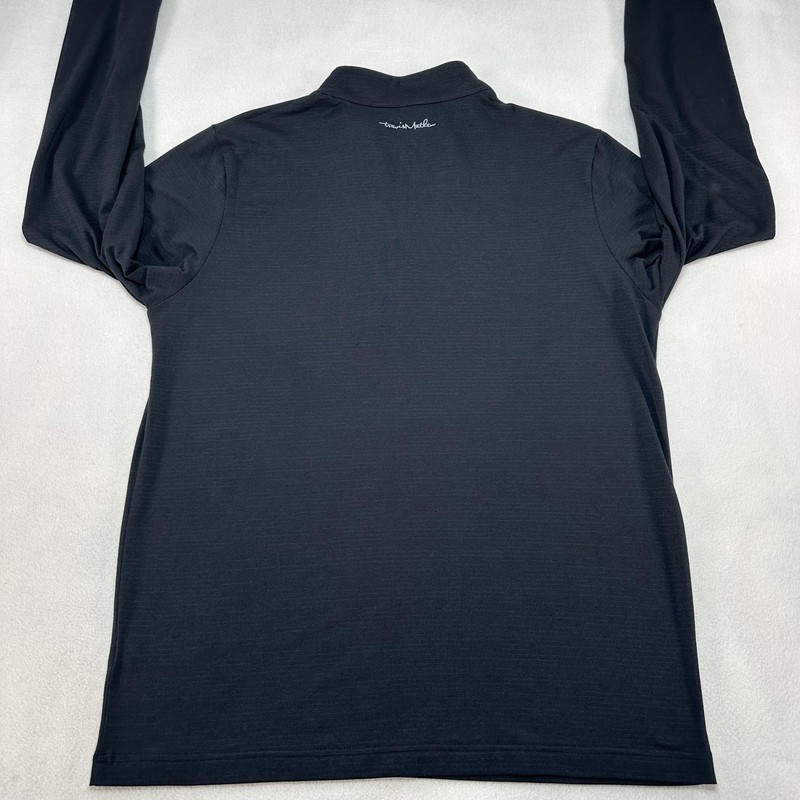 TravisMathew Pullover Mens Medium Gray 1/4 Zip Stretch Golf Long Sleeve Top Prep gallery