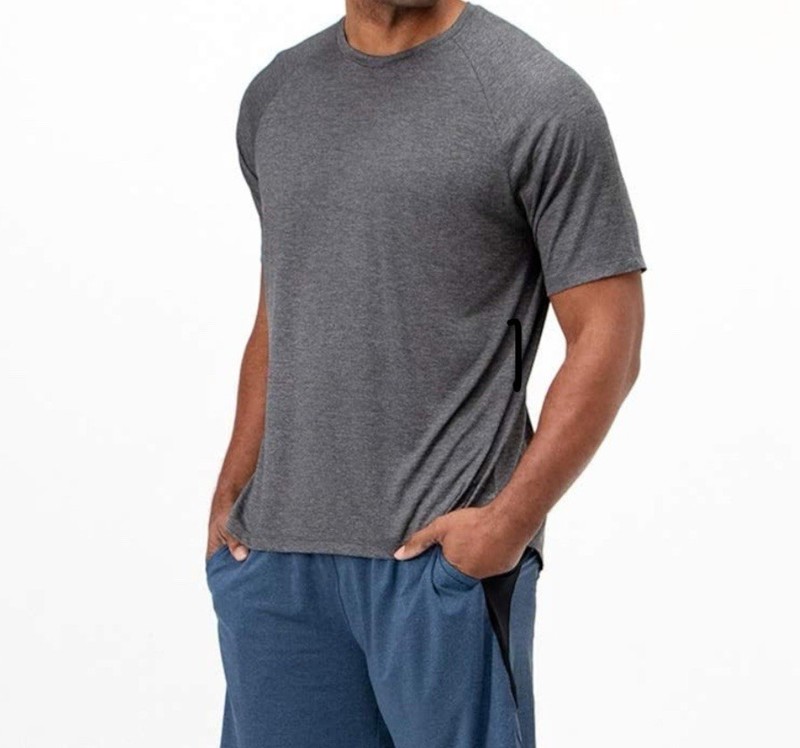 DEVOPS Men’s Sun Protection Dry-Fit Short Sleeve Workout Tee Shirt - Size 3X gallery