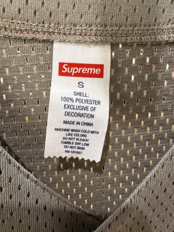 Supreme Old English Baseball Jersey Size Small gallery