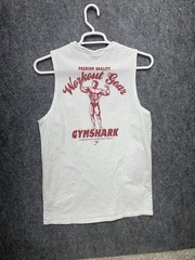 Gymshark workout gear sleeveless Tank shirt Men’s size Medium w/ stain