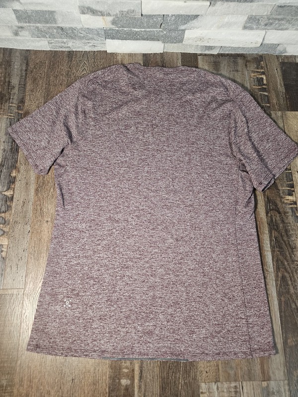 Lululemon Men's Metal Vent Tech Short Sleeve Shirt Red Heathered Unk Size gallery