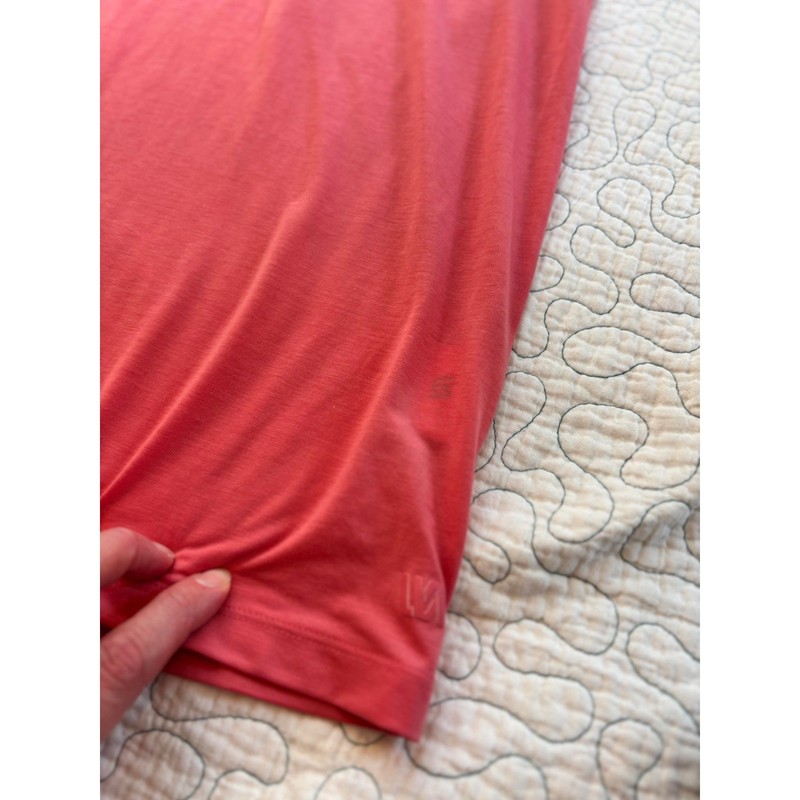 VRST Mens Icon Tank Top Pink Rouge Moisture Wicking UV Protection Size Large gallery