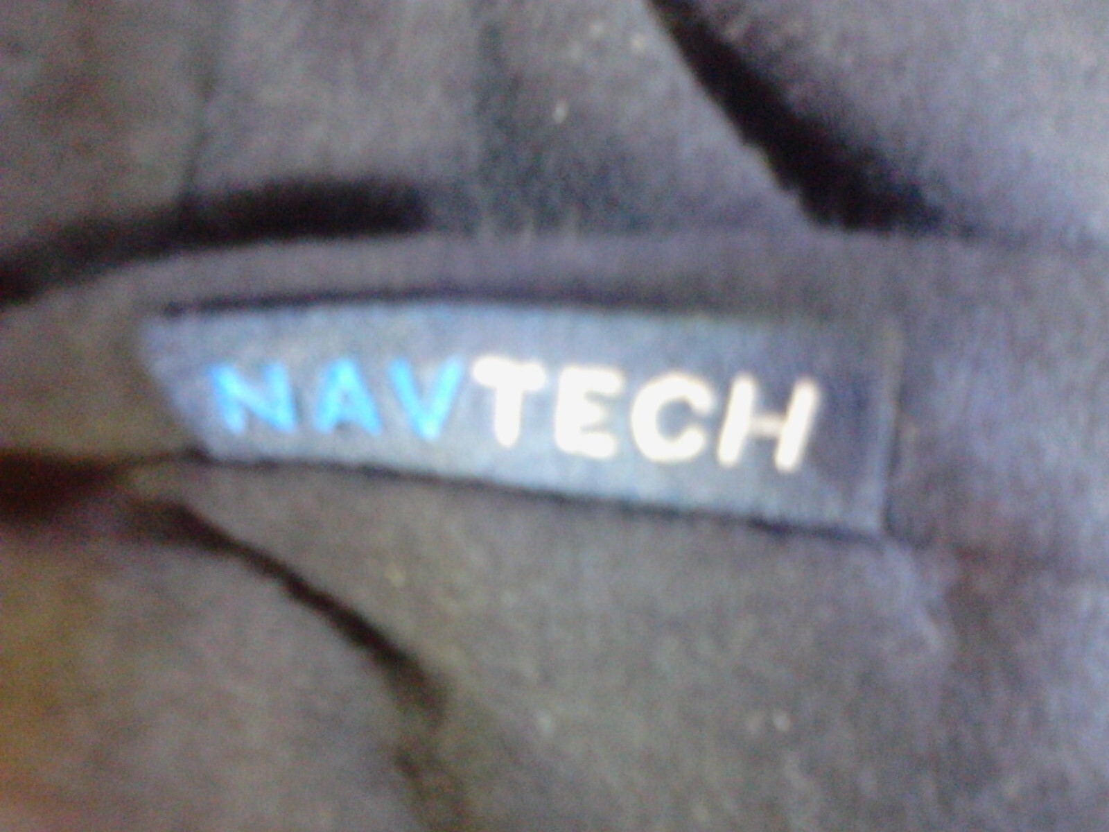 Nautica Navtech long sleeve shirt dark blue/red/white stripes XL gallery