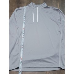 Callaway Mens XL Opti-Dri Gray Quarter Zip Pullover Golf Performance SU35543