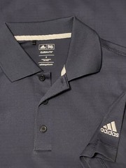 ADIDAS CLIMALITE SOLID GOLF POLO SHIRT MEN SMALL NAVY BLUE POLYESTER ATHLETIC
