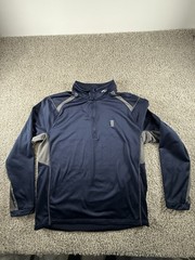 KJUS Golf Hydraulic Half Zip Performance Pullover Mens 54 XL Slate Blue