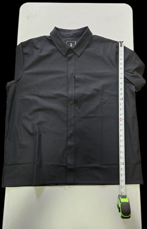 Size Large - Nike 24.7 PerfectStretch Men's Dri-FIT Short-Sleeve Snap-Down Top gallery