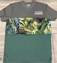 2015 The Incredible Avenger HULK Marvel Performance Workout T-Shirt Size Large
