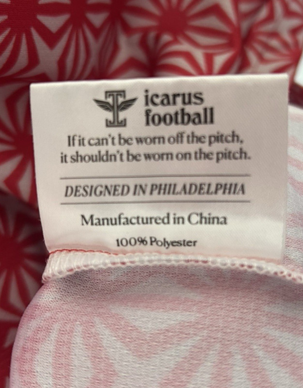 New ICARUS Cup Philadelphia SHUKYU Football Club Soccer Shirt Jersey X-Large gallery