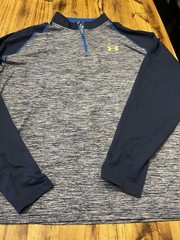 Under Armour Tech Heat Gear 1/4 Zip Mens Size Large Long Sleeve Pullover 1242220
