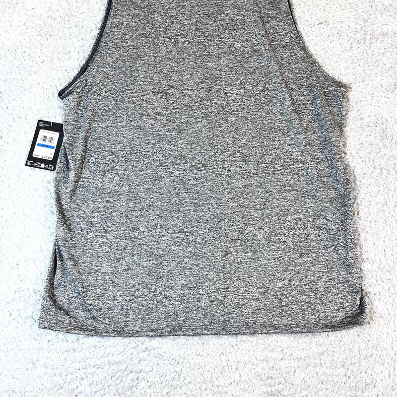 Under Armour Tech Men's Fitted Grey Muscle Tank Top Size: XL gallery