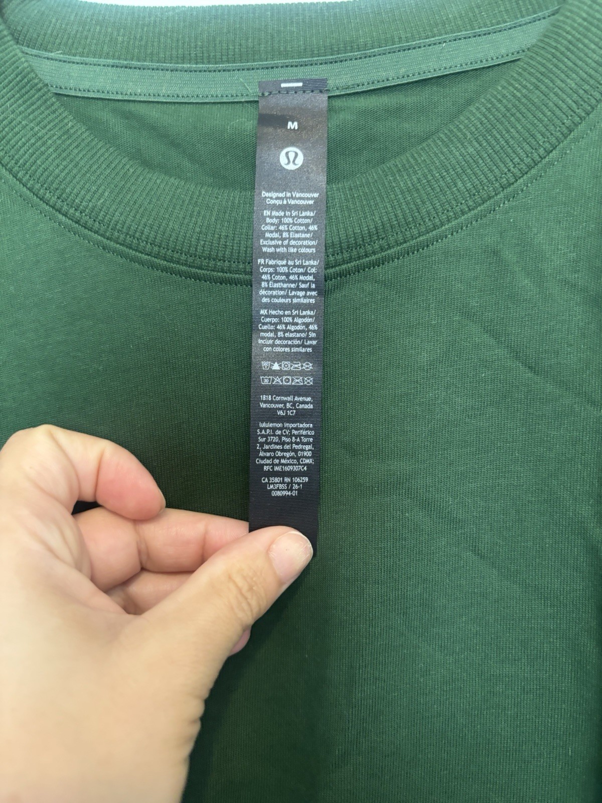 Lululemon Men’s Heavyweight Cotton Jersey T-Shirt Medium in Ivy Grove gallery