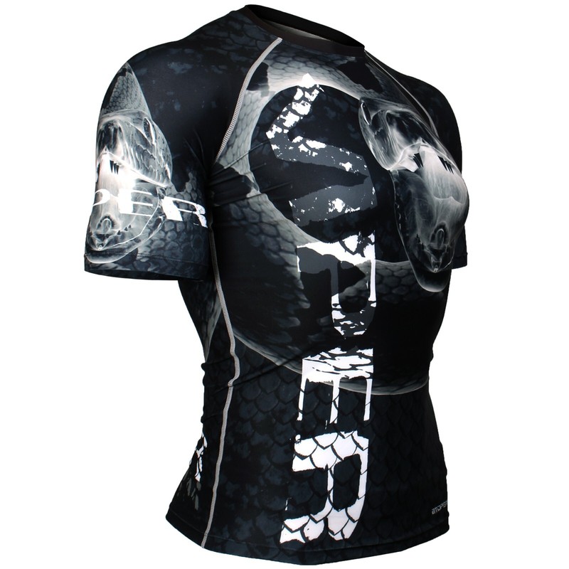FX-369 VIPER Skin Compression Base layer MMA Rash guard BJJ Water Sports T-shirt gallery