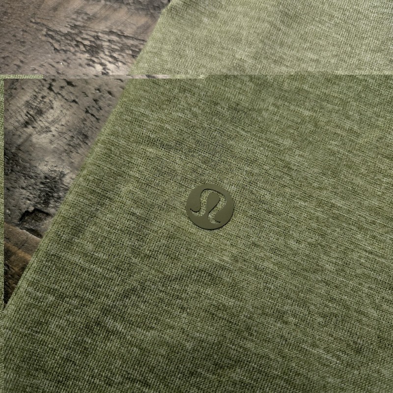 Lululemon Evolution Polo Heathered Bay Leaf Green Small gallery