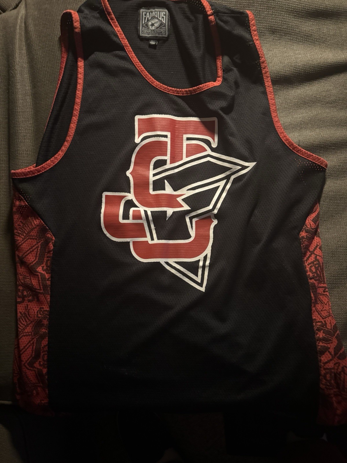 Vintage Famous Stars And Straps Men’s XL Basketball Jersey….Rare gallery