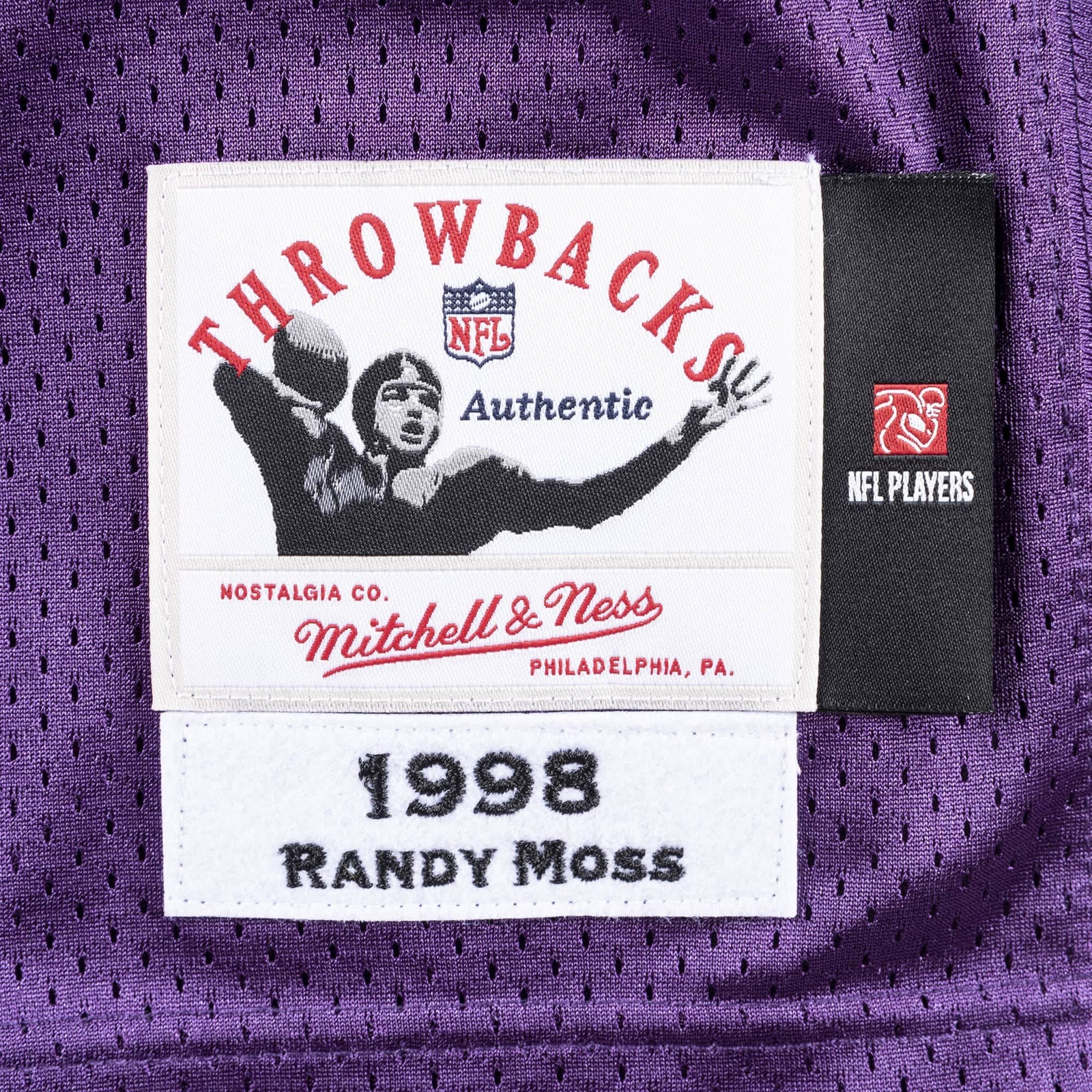 MITCHELL & NESS NFL AUTHENTIC JERSEY MINNESOTA VIKINGS 98 RANDY MOSS gallery