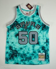 Mens Mitchell & Ness NBA GALAXY SWINGMAN JERSEY SPURS 1998-99 DAVID ROBINSON | M