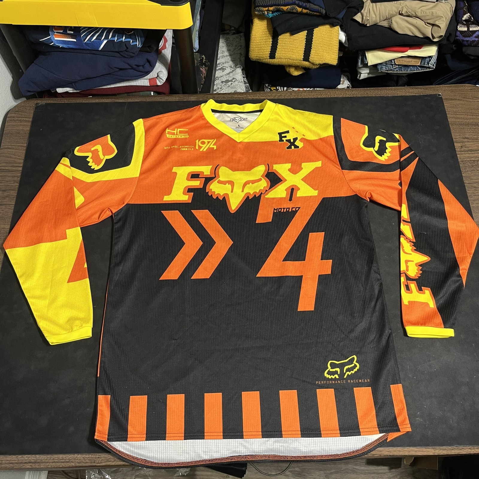 Fox Racing Motocross Jersey Racewear Shirt Rider Official Monster Energy Y2k FOX gallery