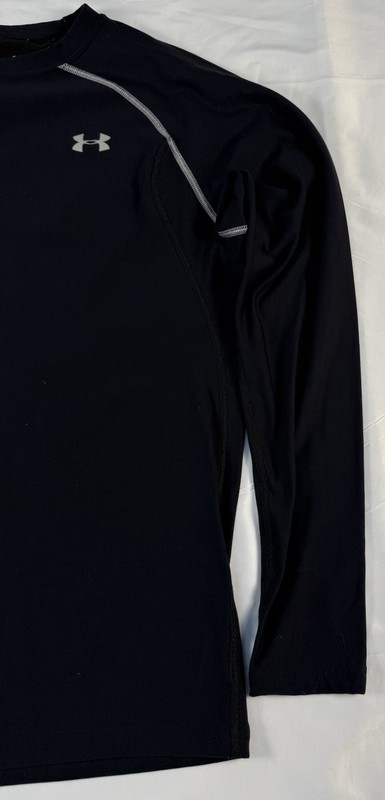 Under Armour Men’s Long Sleeve Compression HeatGear Shirt Black Size Large gallery