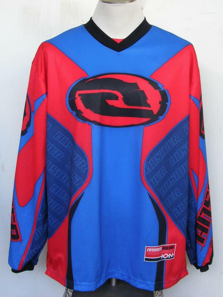 Answer Racing Jersey Mens L 50 Shirt Motocross Dirt Bike Tucker Rocky A7 Ion NEW gallery