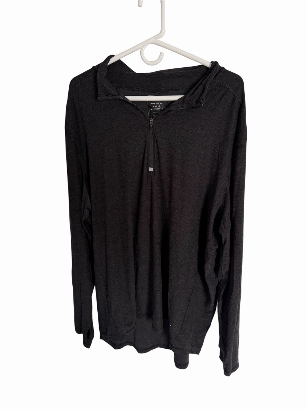 American Eagle AE Active 360° Extreme Flex 1/4 Zip Pullover Black XXL gallery