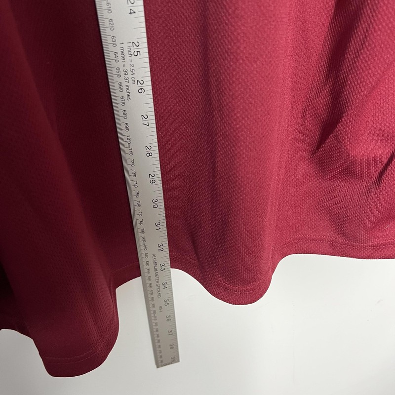 Swinger Pullover Polo Mens 2XL Red Quarter Zip Golf Performance Long Sleeve gallery