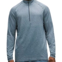 Lululemon Metal Vent Tech Half-Zip 2.0 Delicate Mint Green Mens M Messenger Cup