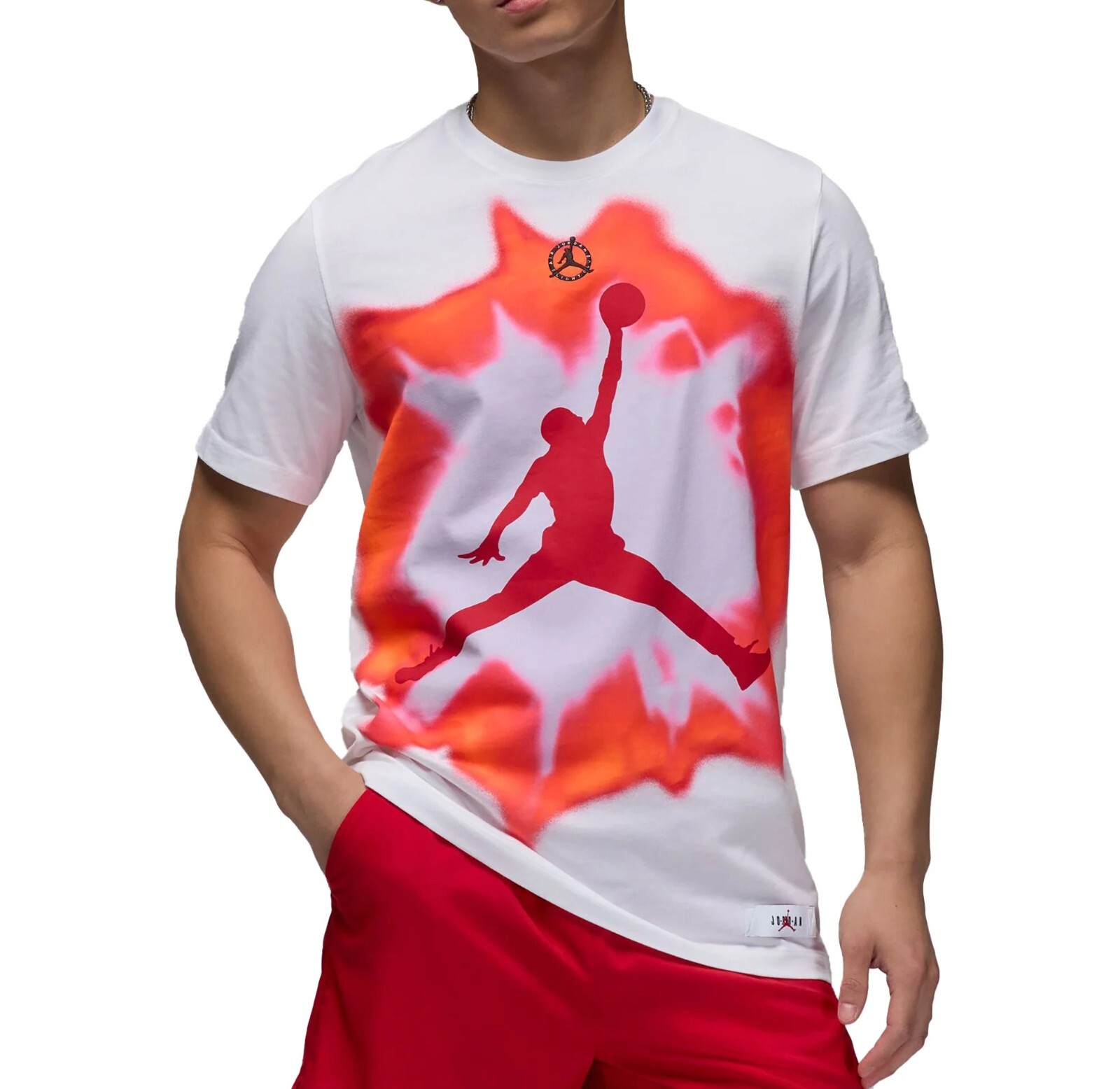 Nike Air Jordan Core USA Flight 84 Olympic Graphic T-Shirt White Sz S HJ6365-100 gallery