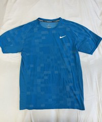 NIKE Running Men’s Dri-Fit Megapixel Contrast Short Sleeve Shirt – Large RARE!