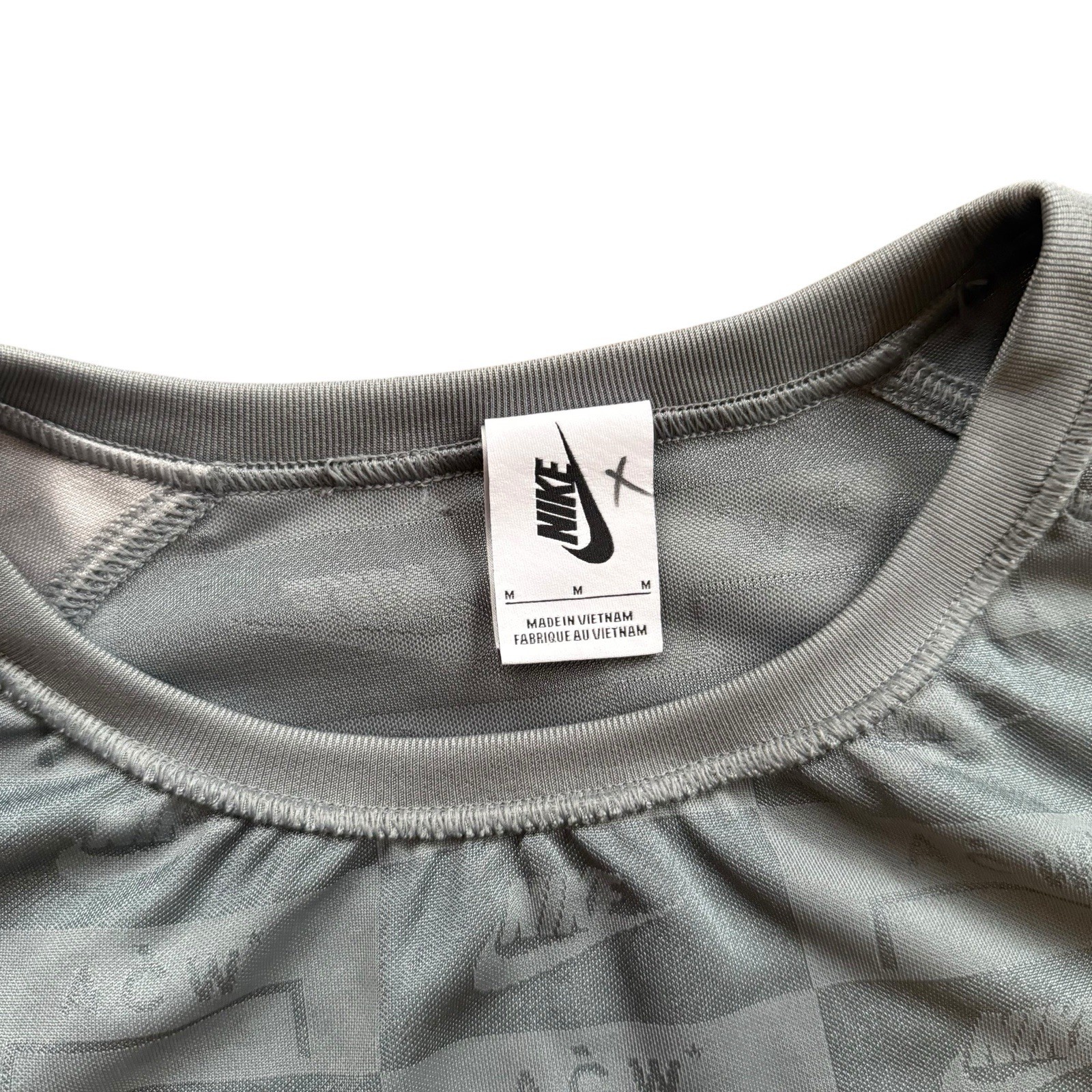 A-Cold-Wall* × Nike ACW Monogram Quilted LS Top Vapour Grey Medium FW18 Grail gallery