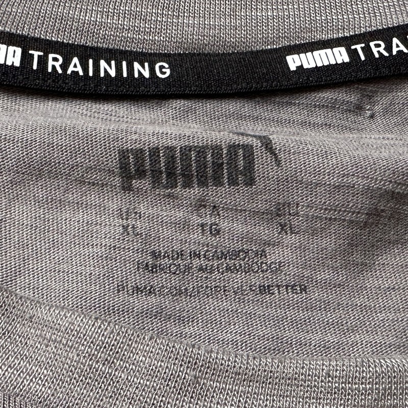 Puma Training Shirt Mens Extra Large Gray Kettlebell Crossfit Athletic Workout gallery