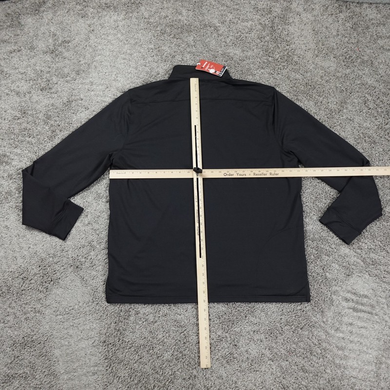Birddogs 1/4 Zip Pullover Performance Stretch Black Mens Size XXL 2XL gallery