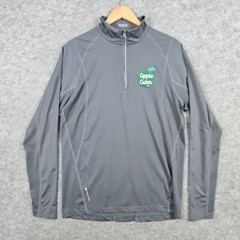 Ogio Endurance Activewear Quarter Zip Size M Gray Sauk Valley Apple Cider