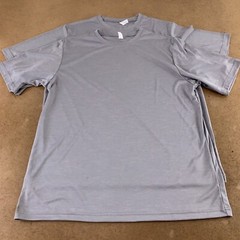 Lot of 2 Team 365 Men’s Large Gray Short Sleeve Crew Neck Performance Tees New