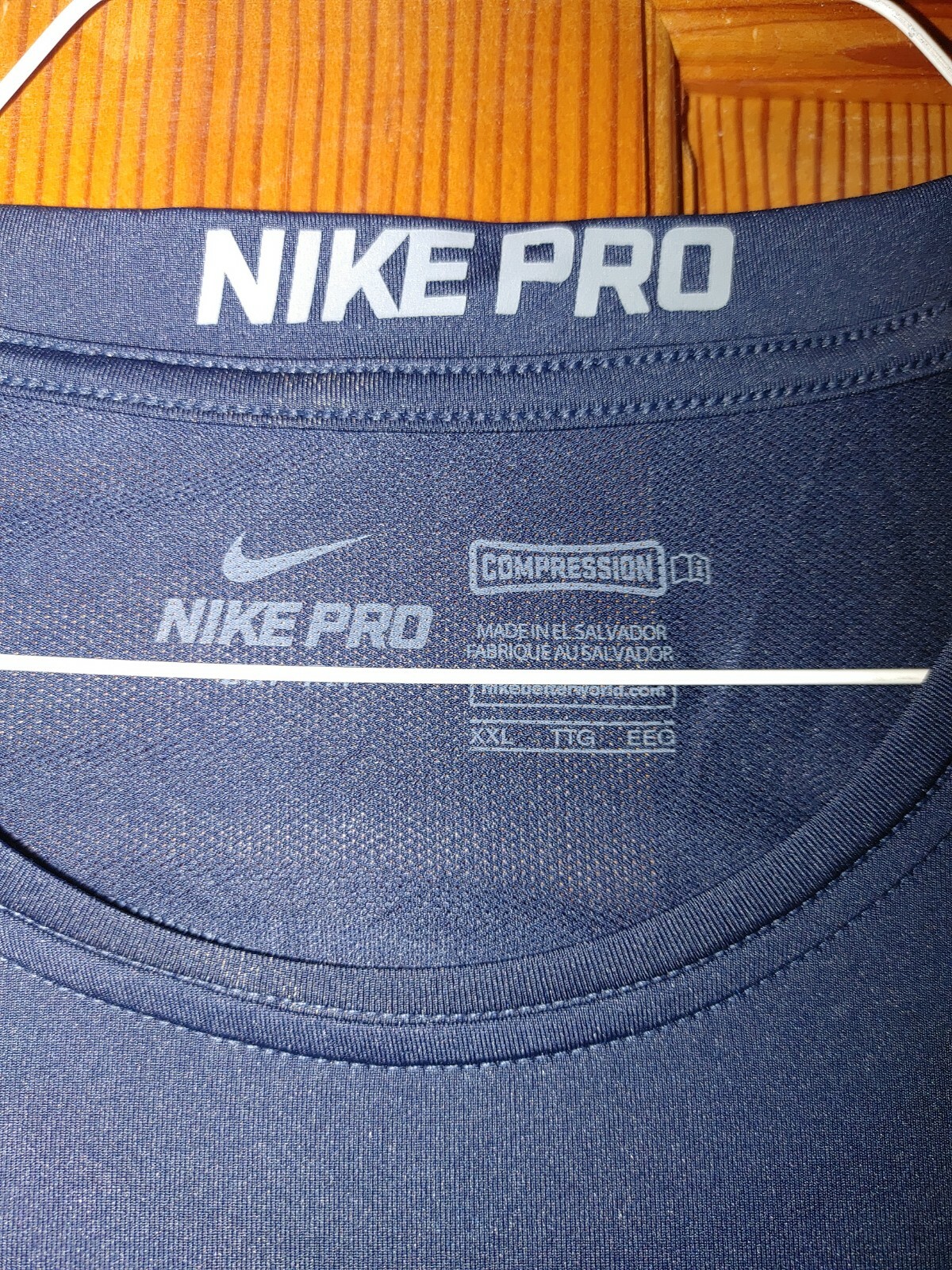 nike men`s pro cool compression half sleeve shirt , midnight navy (719903-419) gallery