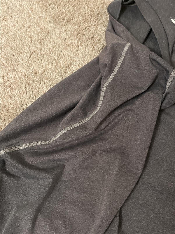 Nike Mens Size Medium Gray Short Sleeve Workout Shirt Lightweight Gym gallery