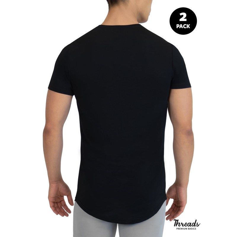 Threads Men's 2-PACK Anti-Odor Moisture Wicking Short Sleeves T-Shirts: S-2XL gallery