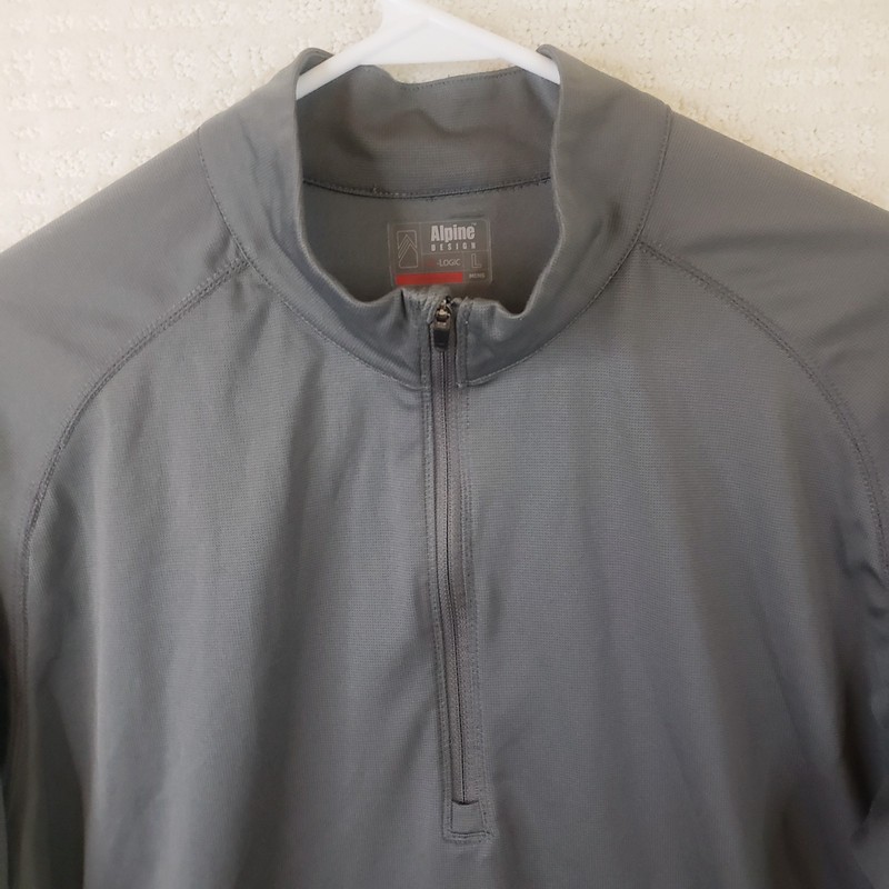 Alpine Design DRI-LOGIC Pullover Grat 1/4 Zip Long Sleeve Men's L Stretch gallery