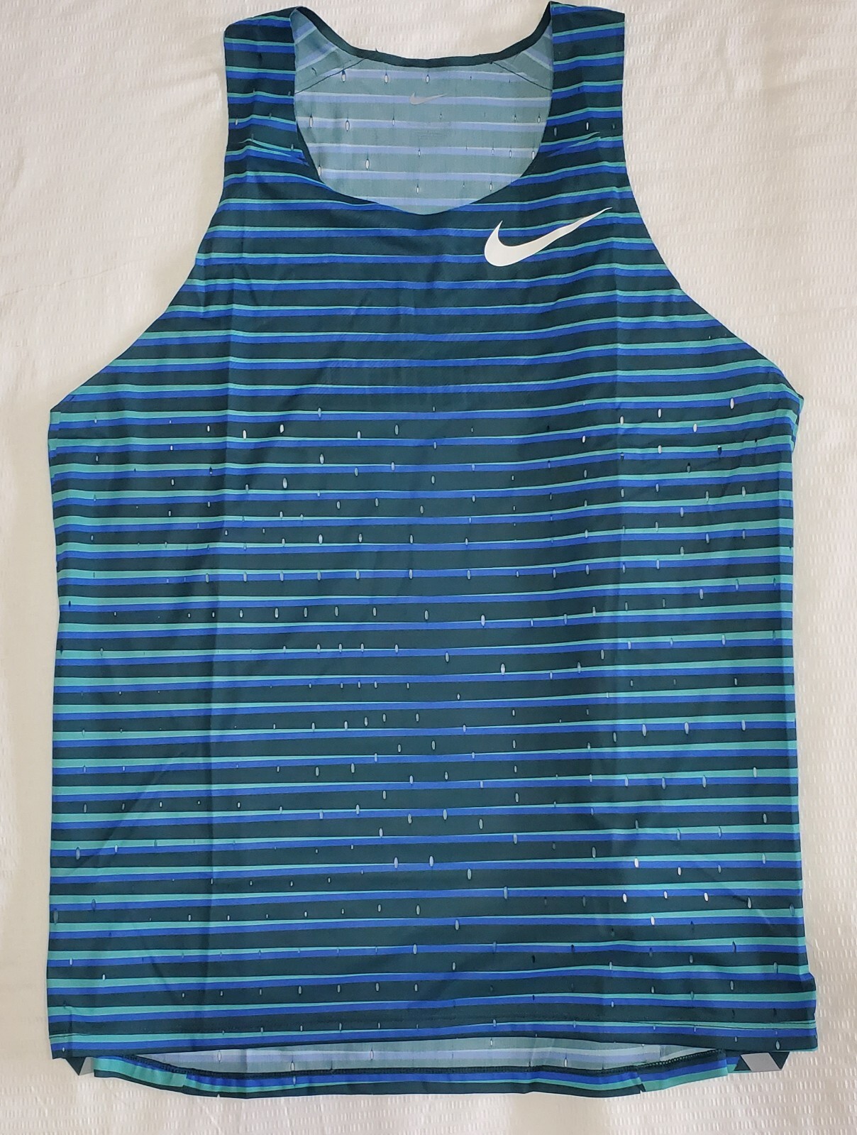 Nike 2022 Pro Elite Team Distance Singlet Made In USA sz L DJ1189 317 gallery