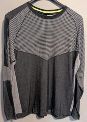 Nike Sportswear Tech Pack Crew Articulate Knit Black Grey Volt AR1571 010 Sz XL