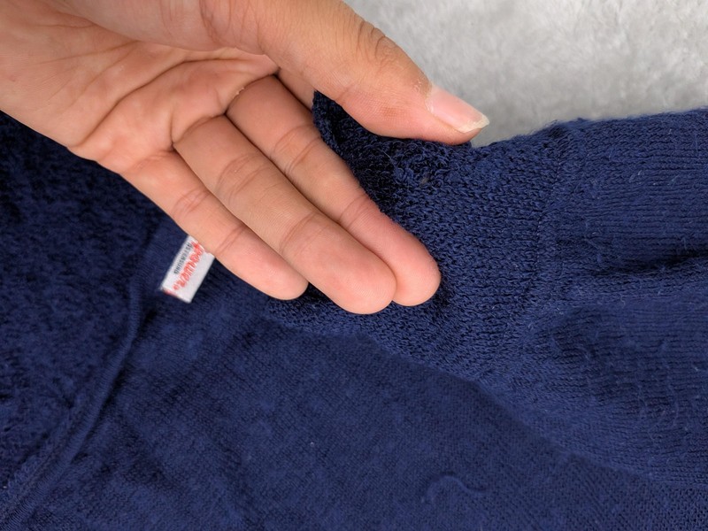 Woolpower Pullover Womens Large Blue Wool Blend 1/4 Zip Thermal Base Layer gallery