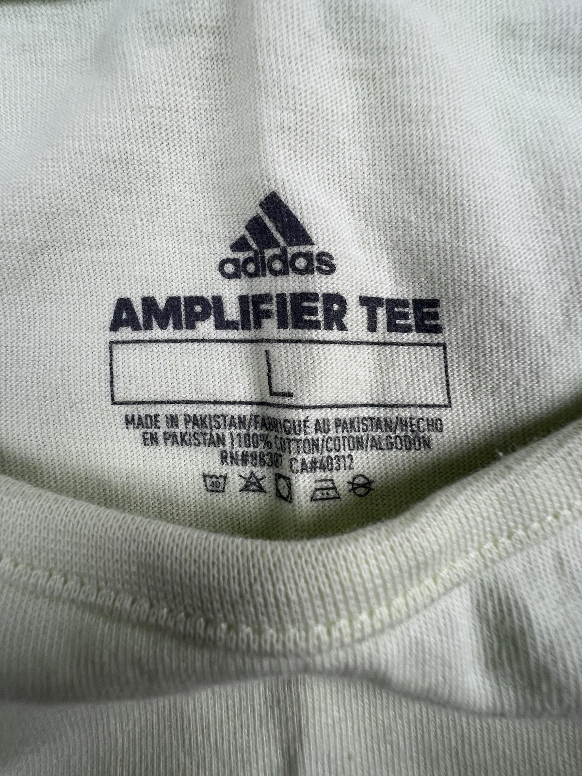 Adidas Shirt Mens Large Green Sleeveless Amplifier Tee Logo Tank Top Workout gallery