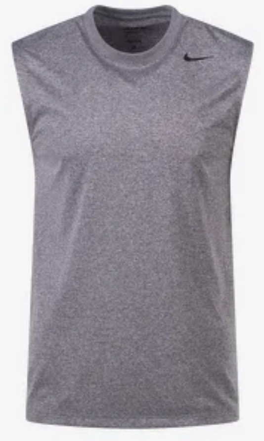 Nike Men's Training Legend T-Shirt Sleeveless Gray Size Medium DV7307-091