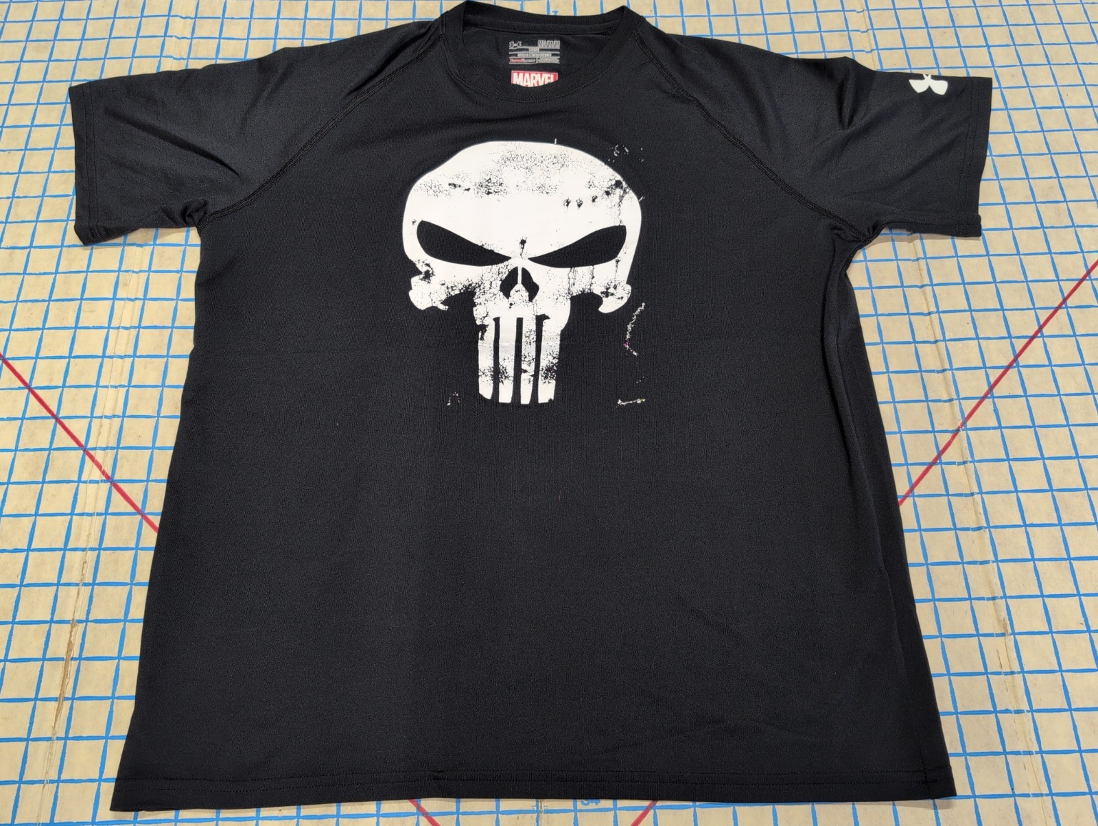 Under Armour HeatGear Punisher Graphic Tee Men's M Black Loose Crew Neck~15 gallery