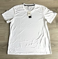 Size XL – adidas Clima Tech Men’s Short Sleeve Shirt CZ0131 White NWT No Bag