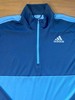 Adidas Running Men’s XL Performance 1/4 Zip Pullover Aeroready Triple Stripe gallery
