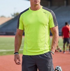 Reebok Play Dry Basic Short Sleeve T-shirt Men’s Sz XL Outdoor Gym Running