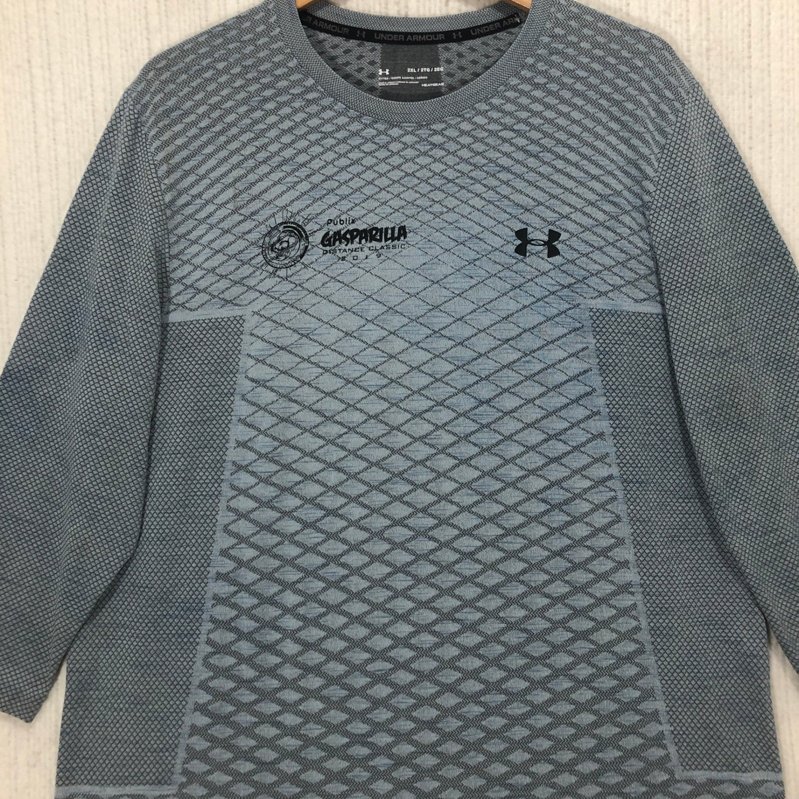 Under Armour Gasparilla Distance Classic 2019 Shirt Mens 2XL HeatGear Fitted gallery